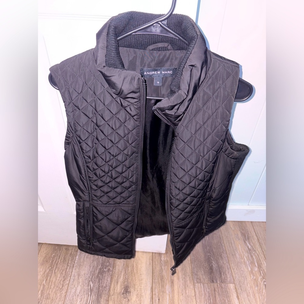 Andrew Marc Quilted Vest Jacket